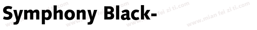 Symphony Black字体转换